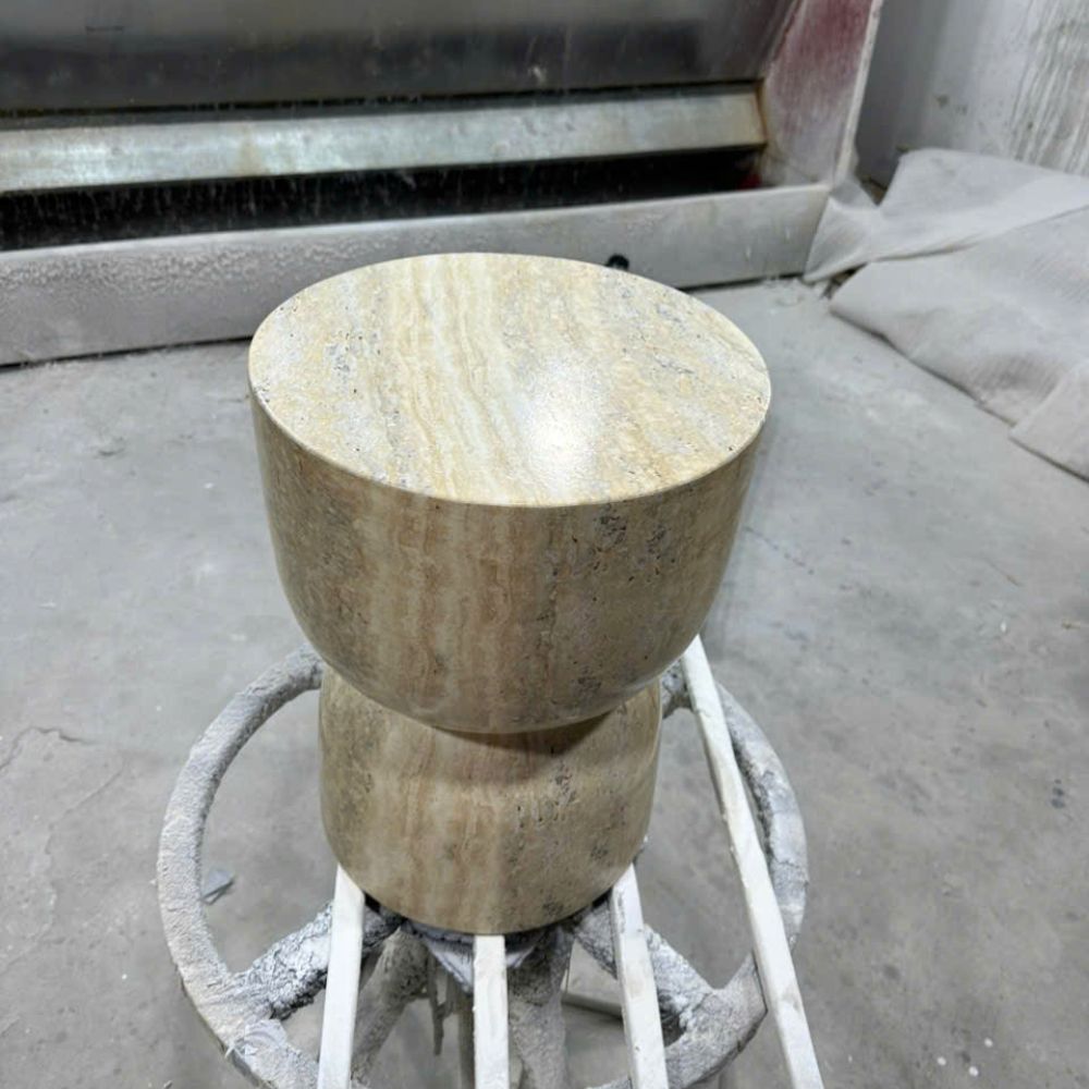 Đôn Đá Mài Mẫu Đồng Hồ Cát Vân đá Marble